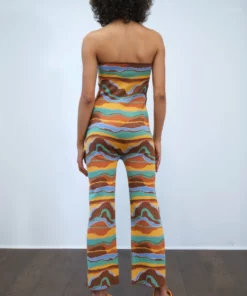 The Ragged Priest Milk It Sahara Halter Neck Jumpsuit