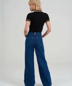 The Ragged Priest WOMEN'S Kickers Classics Indigo Denim Baggy Jean