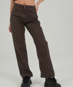 The Ragged Priest Wave Jean - Brown