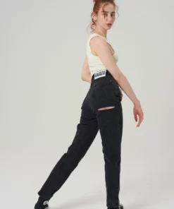 The Ragged Priest Organic Butt Cut Jean Charcoal NEW ARRIVALS