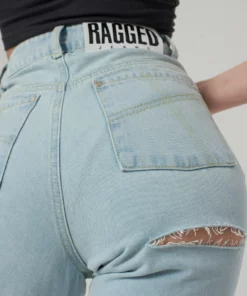 The Ragged Priest Butt Cut Jean - Stonewash WOMEN'S
