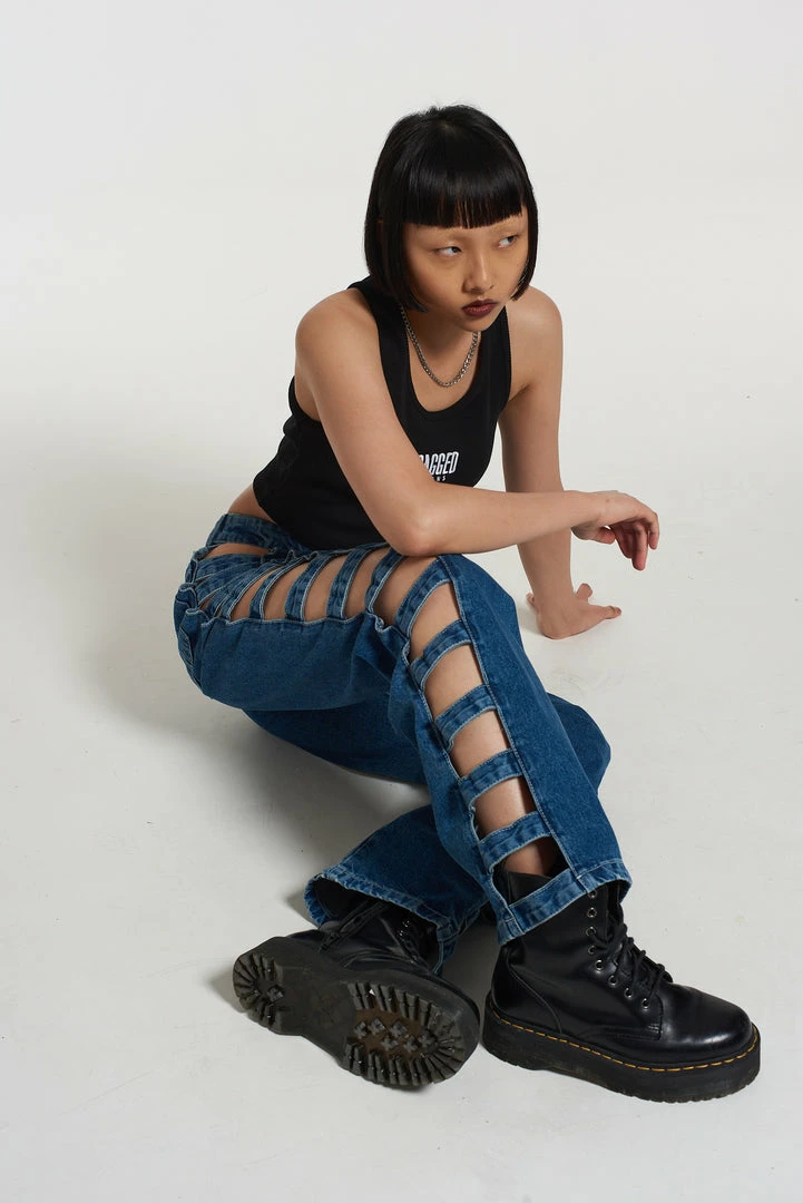 The Ragged Priest Clouded Cut Out Dad Jean 3 The Ragged Priest Clouded Cut Out Dad Jean