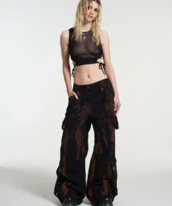 The Ragged Priest Obsidian Mesh Top NEW ARRIVALS