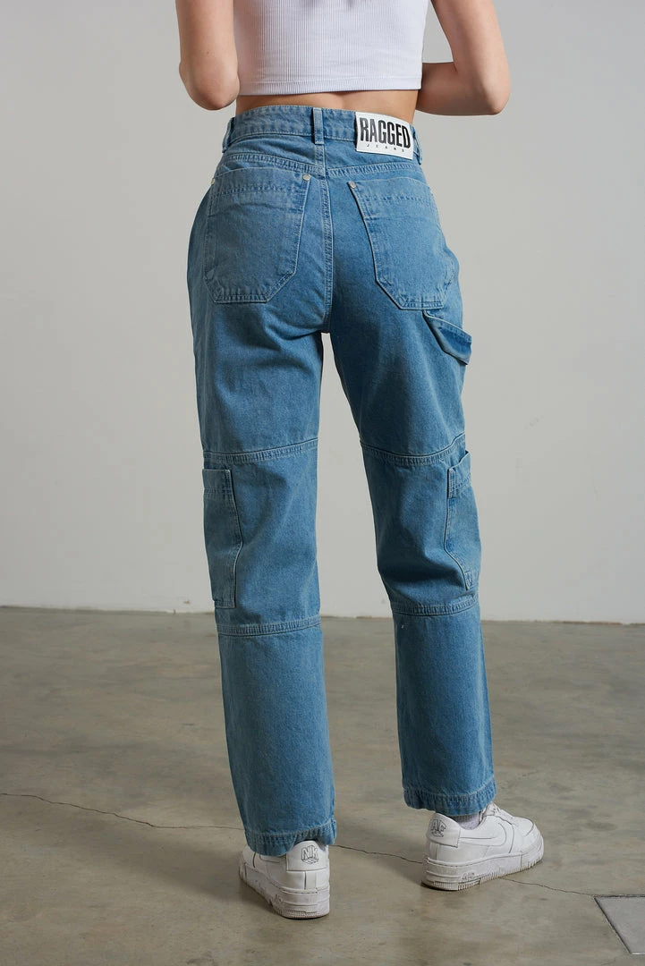The Ragged Priest Combat Jean - Light Blue NEW ARRIVALS 4 The Ragged Priest Combat Jean - Light Blue NEW ARRIVALS