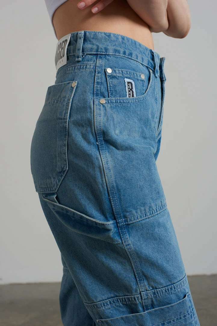 The Ragged Priest Combat Jean - Light Blue NEW ARRIVALS 3 The Ragged Priest Combat Jean - Light Blue NEW ARRIVALS