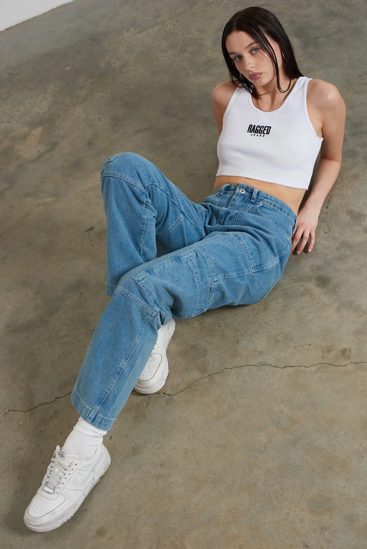 The Ragged Priest Combat Jean - Light Blue NEW ARRIVALS 6 The Ragged Priest Combat Jean - Light Blue NEW ARRIVALS