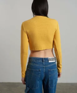 The Ragged Priest Cosmic Lace Up Top