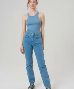 The Ragged Priest NEW ARRIVALS Organic Cougar Mom Jean Light Blue