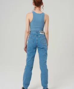 The Ragged Priest NEW ARRIVALS Organic Cougar Mom Jean Light Blue