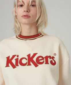 The Ragged Priest WOMEN'S Kickers Classics Cream Appliqué Logo Sweat