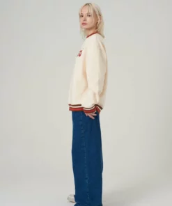 The Ragged Priest WOMEN'S Kickers Classics Cream Appliqué Logo Sweat