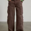 The Ragged Priest NEW ARRIVALS Explorer Brown Cargo Jean