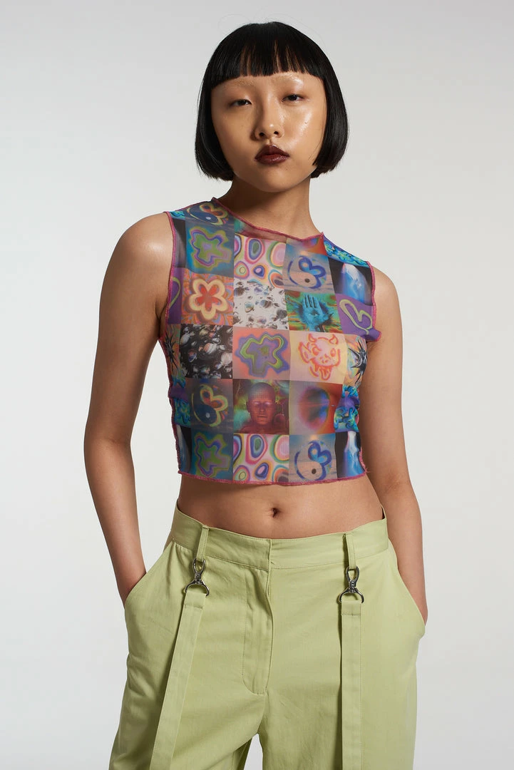 The Ragged Priest Flashback Mesh Top NEW ARRIVALS 1 The Ragged Priest Flashback Mesh Top NEW ARRIVALS