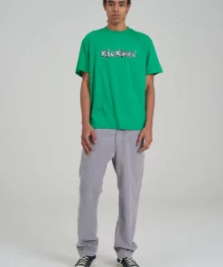 The Ragged Priest MEN'S Kickers Classics Green Print And Embroidery Tee