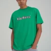 The Ragged Priest MEN'S Kickers Classics Green Print And Embroidery Tee