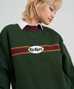 The Ragged Priest RETRO EDIT Kickers Classics Forest Green Sweatshirt