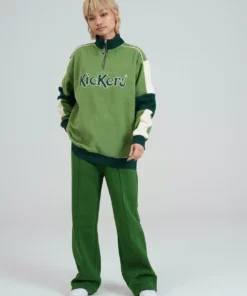 The Ragged Priest Kickers Classics Green Fleece Sweatshirt