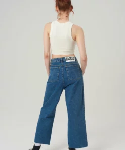 The Ragged Priest Grip Skater Jean - Blue WOMEN'S