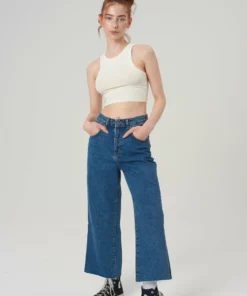 The Ragged Priest Grip Skater Jean - Blue WOMEN'S