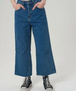 The Ragged Priest Grip Skater Jean - Blue WOMEN'S