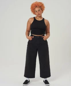 The Ragged Priest Grip Skater Jean - Charcoal WOMEN'S