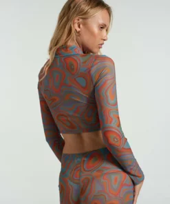 The Ragged Priest NEW ARRIVALS Milk It Hue Mesh Top