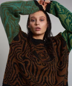 The Ragged Priest Higher Knit - Brown WEBSITE EXCLUSIVES