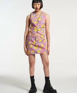 The Ragged Priest NEW ARRIVALS Nimbus Print Skirt 7 The Ragged Priest NEW ARRIVALS Nimbus Print Skirt