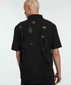 The Ragged Priest Keeper Distressed Denim Shirt