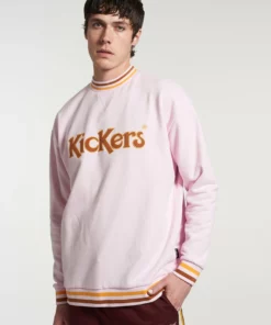The Ragged Priest NEW ARRIVALS Kickers Classics Pink Logo Sweat