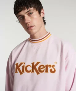The Ragged Priest NEW ARRIVALS Kickers Classics Pink Logo Sweat
