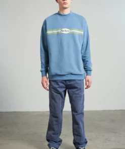 The Ragged Priest NEW ARRIVALS Kickers Classic Blue Cord & Drill Panel Pant