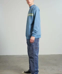 The Ragged Priest NEW ARRIVALS Kickers Classic Blue Cord & Drill Panel Pant