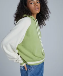 The Ragged Priest Kickers Classics Green Raglan Hoodie