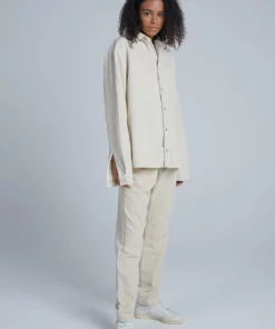 The Ragged Priest Kickers Classics Beige Oversized Cord Shirt