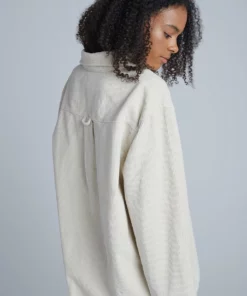 The Ragged Priest Kickers Classics Beige Oversized Cord Shirt