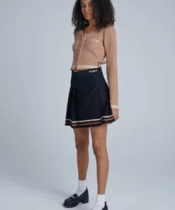 The Ragged Priest Kickers Classics Black Pleated Mini Skirt