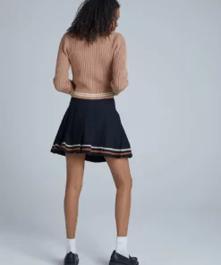 The Ragged Priest Kickers Classics Black Pleated Mini Skirt