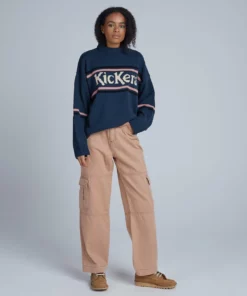 The Ragged Priest Kickers Classics Dark Blue Knit