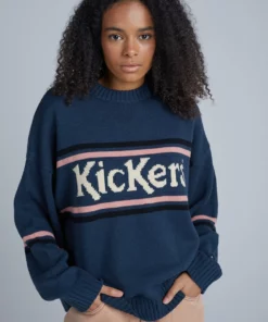 The Ragged Priest Kickers Classics Dark Blue Knit