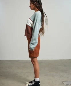 The Ragged Priest Kickers Classic Blue & Brown Logo Sweat NEW ARRIVALS