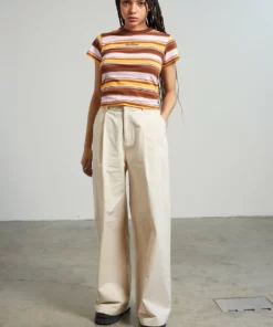 The Ragged Priest NEW ARRIVALS Kickers Classics Multi Stripe Ringer Tee