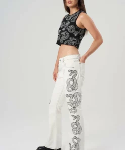 The Ragged Priest WOMEN'S Milk It Cobra Jean Ecru