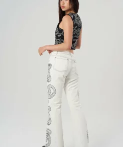 The Ragged Priest WOMEN'S Milk It Cobra Jean Ecru