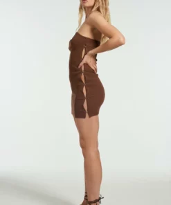 The Ragged Priest NEW ARRIVALS Milk It Lagoon Bandeau Mini Dress