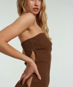 The Ragged Priest NEW ARRIVALS Milk It Lagoon Bandeau Mini Dress