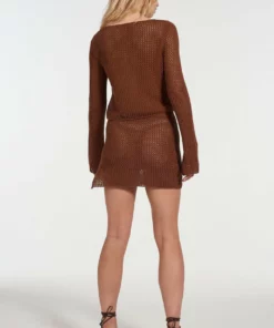 The Ragged Priest Milk It Liquid Tie Front Knit Top NEW ARRIVALS