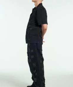 The Ragged Priest Keeper Distressed Denim Shirt