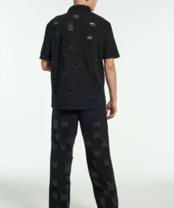 The Ragged Priest Keeper Distressed Denim Shirt