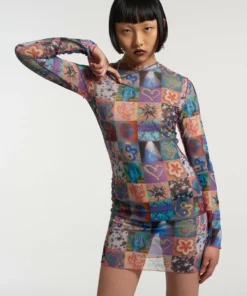 The Ragged Priest NEW ARRIVALS Memories Mesh Long Sleeve Dress 8 The Ragged Priest NEW ARRIVALS Memories Mesh Long Sleeve Dress